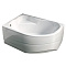  Ванна акриловая Ялта 170х100 левая (ванна, каркас, панель) Mirsant Premium 