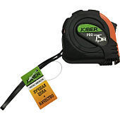Рулетка 7,5мх25мм, двухкомпонентное полотно, Jober профи Рулетка 7,5мх25мм, двухкомпонентное полотно, Jober профи