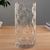 Ваза «Милагрос», сеточка, 24.5х11.5 см, стекло 10697736 Ваза «Милагрос», сеточка, 24.5х11.5 см, стекло 10697736
