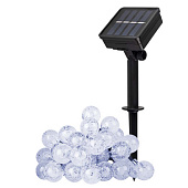  Садовая гирлянда шарики 30LED белый холодный SLR-G05-30W /ФАZА 