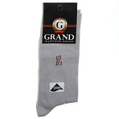 Мужские носки Grand Line (M-101), светло-серый, р. 25 Мужские носки Grand Line (M-101), светло-серый, р. 25