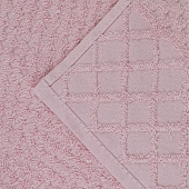  Полотенце LORENZO, 30х50 см, махра, розовый 