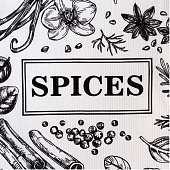  Набор кухонных полотенец (вафля) 35х60 Доляна Organic food 3 шт 6853368 