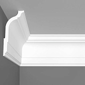  Плинтус потолочный экструд 2м 08520Е 44х73х85 бел д/натяжн потолка / Формат 