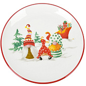 Блюдо "Рождественские гномы" 20см 2521166 Блюдо "Рождественские гномы" 20см 2521166