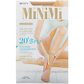  Носки женские MINIMI Brio 20, 2 пары, цвет Caramello, размер единый 