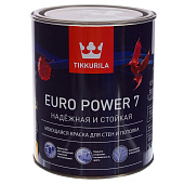  Краска латексная для стен и потолков матовая Tikkurila EURO 7 База А 0,9л. 