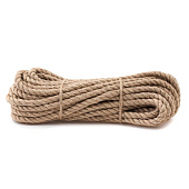  Канат джутовый крученый  8,0мм, 20м/упак 
