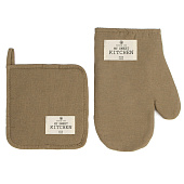 Кухонный набор 2 предмета Этель ECO цвет оливковый Кухонный набор 2 предмета Этель ECO цвет оливковый