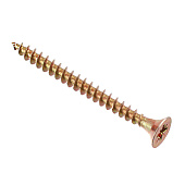 Саморезы универсальные желтые ШУж 4,0х35мм, потайная голова, 200шт Саморезы универсальные желтые ШУж 4,0х35мм, потайная голова, 200шт