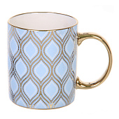 Кружка керамическая 350мл "Золотая нежность", микс 323-0491 Кружка керамическая 350мл "Золотая нежность", микс 323-0491