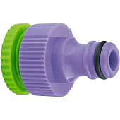 Адаптер пластмас. 1/2"-3/4" внутр. резьба, PALISAD, 65720