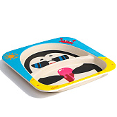 Тарелка детская из бамбука «Пингвин», 5083817 Тарелка детская из бамбука «Пингвин», 5083817