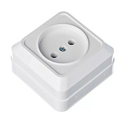 Розетка 1-м ОП Олимп 16А бел О0022 Розетка 1-м ОП Олимп 16А бел О0022