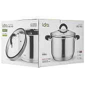 Кастрюля 5,1 л, d 22 см LARA LR02-908 НИКА