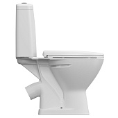 Унитаз-компакт Just косой выпуск с сиденьем микролифт и арматурой 3/6л, фарфор 031 3/6 TPL Cersanit Унитаз-компакт Just косой выпуск с сиденьем микролифт и арматурой 3/6л, фарфор 031 3/6 TPL Cersanit