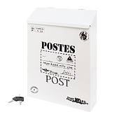 Ящик почтовый 290х220мм, белый, Аллюр Ящик почтовый 290х220мм, белый, Аллюр