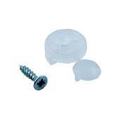 Зеркалодержатель пласт.с шур. прозрачный 8 шт Зеркалодержатель пласт.с шур. прозрачный 8 шт