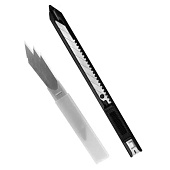 Нож 9мм, выдвижное лезвие, SK5, автофиксатор, Vertextools