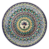 Ляган узбекский Риштанская керамика "Узоры", 28 см, микс 1923461 Ляган узбекский Риштанская керамика "Узоры", 28 см, микс 1923461