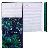 Ежедневник А5, 136 л, deVENTE Botanic, темно-синий, белая бумага с зеленым срезом, искусственная кожа, 2234579 Ежедневник А5, 136 л, deVENTE Botanic, темно-синий, белая бумага с зеленым срезом, искусственная кожа, 2234579