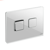 Клавиша смыва для инсталляции Aqua 50 Accento пневматическая стекло белый Cersanit Клавиша смыва для инсталляции Aqua 50 Accento пневматическая стекло белый Cersanit