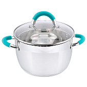 Кастрюля из нержавеющей стали Mallony Bravo 2.9л 005429 Кастрюля из нержавеющей стали Mallony Bravo 2.9л 005429