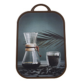 Доска разделочная "Кофе" Vetta 37x25х1,2 см полипропилен, 852-143