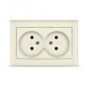Розетка 2-м б/з сл. Кость(7948738)/UNIVersal Бриллиант Розетка 2-м б/з сл. Кость(7948738)/UNIVersal Бриллиант