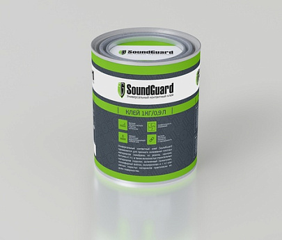 Универсальный контактный клей SoundGuard 1кг/0,9л Универсальный контактный клей SoundGuard 1кг/0,9л