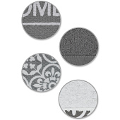 Набор кухонных полотенец (рогожка) 30х45 Домашний серый HM2303-2 Набор кухонных полотенец (рогожка) 30х45 Домашний серый HM2303-2