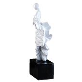  Фигура "Леди в платье на ветру" белый 7763411 