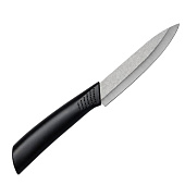Нож кухонный керамический Black лезвие 9,5 см. ручка софт-тач. чёрный 852230
