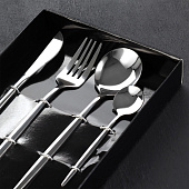 Набор столовых приборов "Живи со вкусом", 4 предмета 10091446 Набор столовых приборов "Живи со вкусом", 4 предмета 10091446