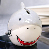 Копилка керамическая Акула/Shark Копилка керамическая Акула/Shark