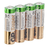  Батарейка AA Alkaline LR6 (4шт/спайка)/GP 