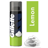 Пена для бритья GILLETTE Лимон и Лайм 200мл Пена для бритья GILLETTE Лимон и Лайм 200мл