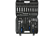 Набор инструментов, 171 предм., 1/2", 1/4", 3/8", пластиковый кейс, Vertextools