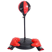  Набор для бокса Профи: напольная груша, перчатки, 70-100 см 2621670 
