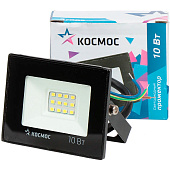 Прожектор LED Super Slim 10Вт 6500К IP65 /КОСМОС Прожектор LED Super Slim 10Вт 6500К IP65 /КОСМОС
