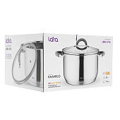 Кастрюля 6,5 л LARA LR02-276 Калипсо Кастрюля 6,5 л LARA LR02-276 Калипсо