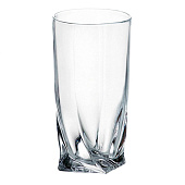 Стакан для воды "QUADRO", 350 мл 2шт БСС0696 Стакан для воды "QUADRO", 350 мл 2шт БСС0696