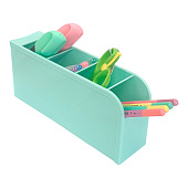 Органайзер для канцелярских принадлежностей deVENTE Pastel, 20х9х5,3 см, мятный, 4102001 Органайзер для канцелярских принадлежностей deVENTE Pastel, 20х9х5,3 см, мятный, 4102001