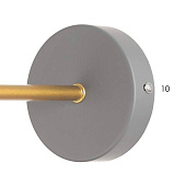 Бра модерн Кристер 40Вт Е27 серый /BayerLux Бра модерн Кристер 40Вт Е27 серый /BayerLux