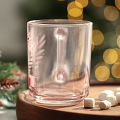 Кружка новогодняя стеклянная «Веточки», 200 мл 9686000 Кружка новогодняя стеклянная «Веточки», 200 мл 9686000