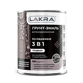  Грунт-эмаль 3 в 1 Голубой Лакра  0,8кг 