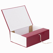  Короб архивный 10см бумвинил 330х240мм, внутри белый ассорти /П+ (10) /П+/ 