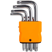  Набор ключей имбусовых Torx , 9 шт, T10-T50 Вихрь 