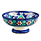  Конфетница Риштанская Керамика, 12см, синяя 2245464 