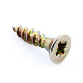  Саморезы универсальные желтые ШУж 3,0х16мм, потайная голова, 35шт 